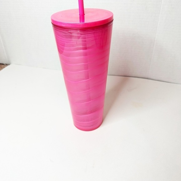 🩷 Bubble Gum Marble Venti 24oz Cold Cup Tumbler ☆》NWT《☆ - Picture 2 of 8